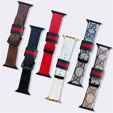 apple watch series 7 gucci band|gucci apple watch band real.